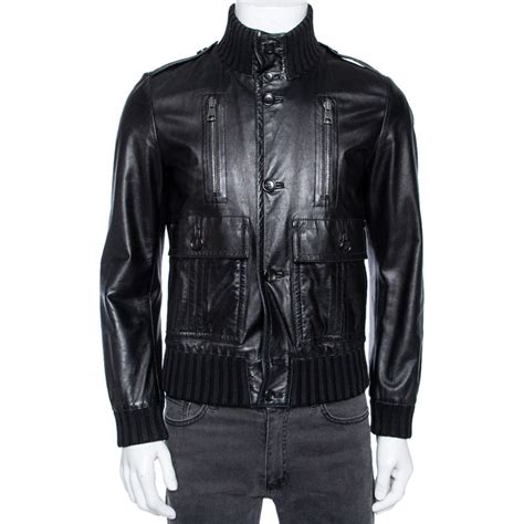 vintage gucci leather jacket|vintage Gucci jacket men's.